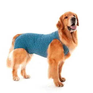 Roupa Pós-Cirúrgica para Cães Machos Castração Pet Med Azul Nº 00