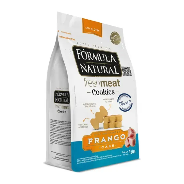 Cookies Fórmula Natural Fresh Meat Cães Adultos Frango 150 g