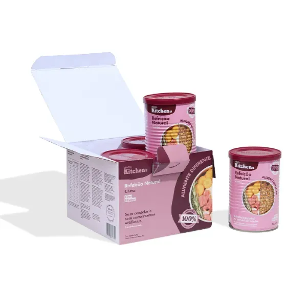 Ração Úmida para Cães Filhotes Carne Zee.Dog Kitchen Pack 4 latas de 400g cada