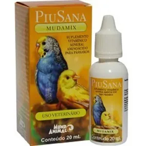 Piusana Mudamix para Pássaros Mundo Animal 20 ml