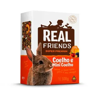 Ração Real Friends Coelho e Mini Coelho Zootekna 500 g