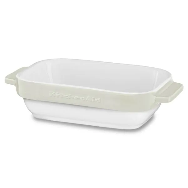 Conjunto de Cerâmica Travessas 2 Peças Almond Cream KitchenAid - Outlet KitchenAid