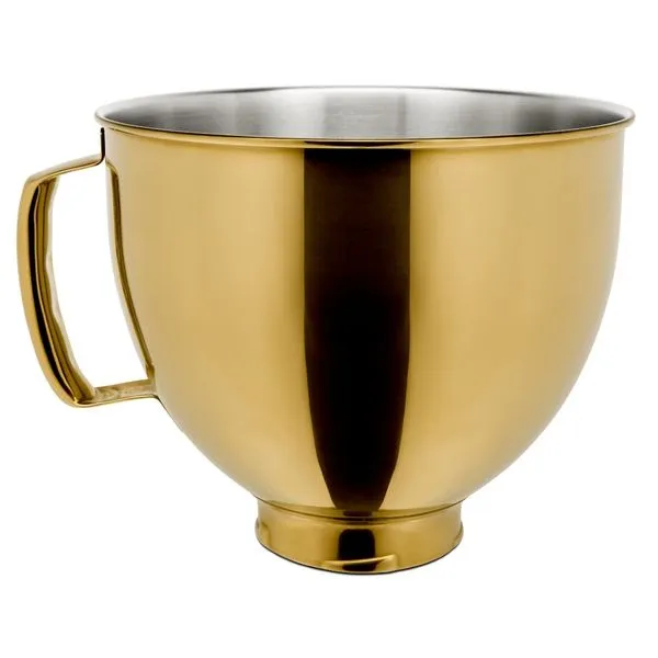 Tigela em Aço Inox Radiant Gold para Stand Mixer - KIQ08BY KIQ08BY