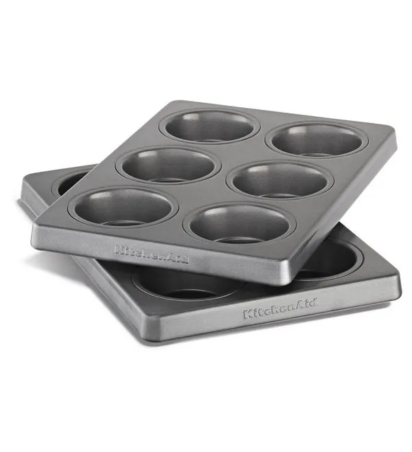 Forma Revestida - 6 Bolinhos - Kit com duas formas Chumbo KitchenAid KitchenAid