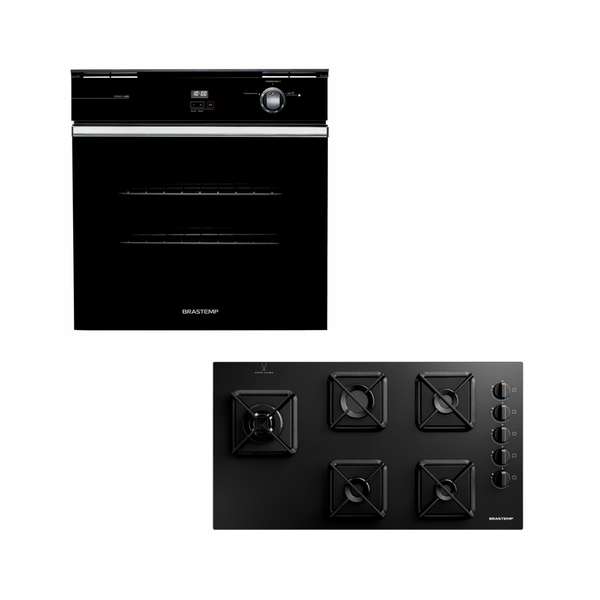 Combo Cooktop e Forno de Embutir Brastemp (BDS85AE e BOA84AE) - BDS8_BOA8_CJ 220V
