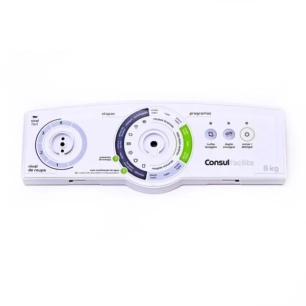 Painel de Controle Decorativo para Máquina de Lavar Consul - W10703205 W10703205