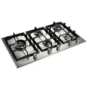 Cooktop Gourmand 5 Bocas Gás Inox 90 cm Brastemp BDK90DR Inox / 220V