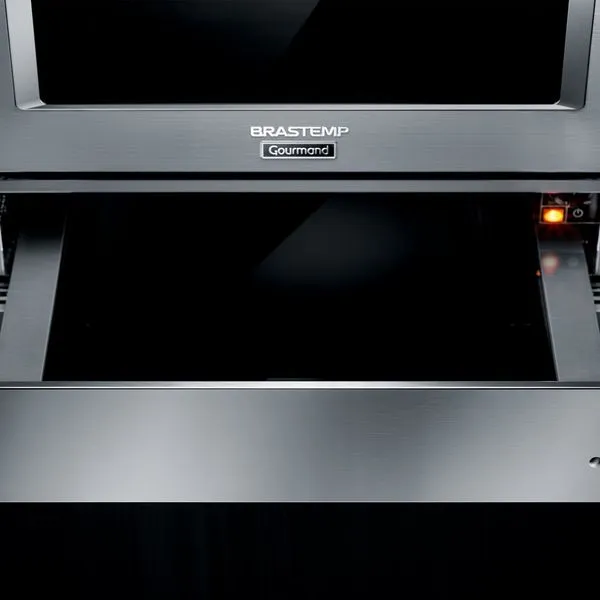 Gaveta Aquecida de Embutir Brastemp Gourmand Inox com Capacidade de Até 25kg - BOE15AR 220V