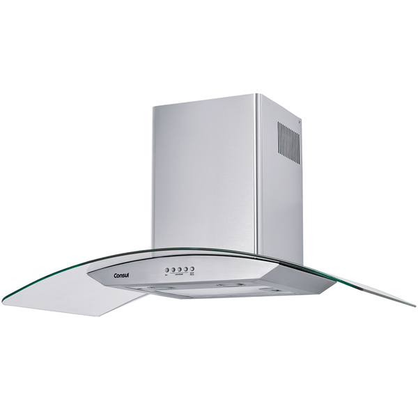 Coifa de Parede Consul 90cm, 3 Velocidades, Dupla Filtragem, Inox - CAP90AR 220V