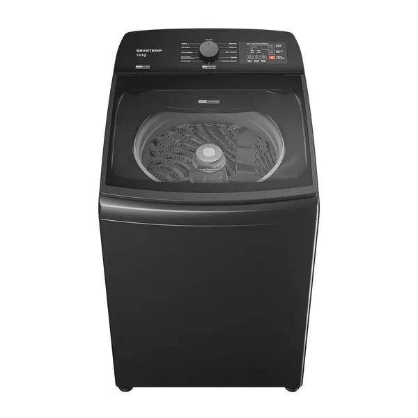 Máquina de Lavar Brastemp 16Kg Cinza Platinum com Ciclo Tira Manchas Advanced e Smart Sensor - BWF16A9 220V