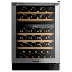 Adega Climatizada Brastemp, 51 Garrafas, Dual Zone, Cinza - BZB51AE 220V