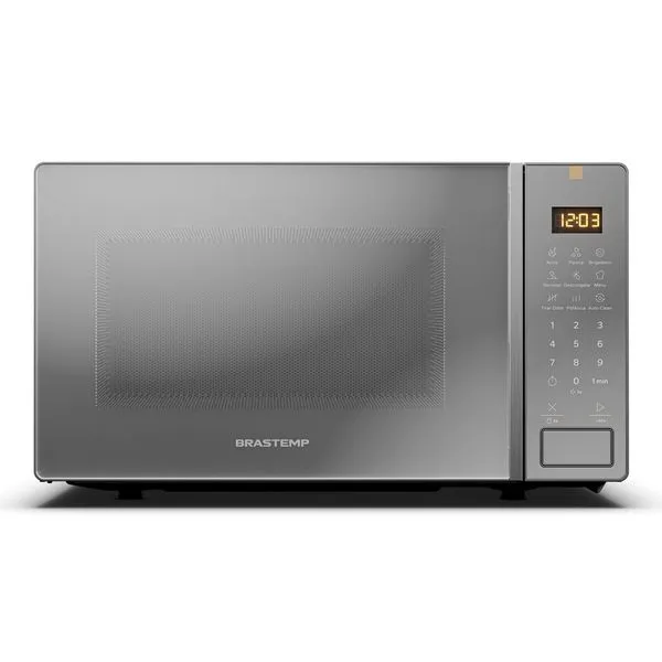 Micro-ondas 23 Litros com Multi Preparos Inox Brastemp - BMS23AR 110V
