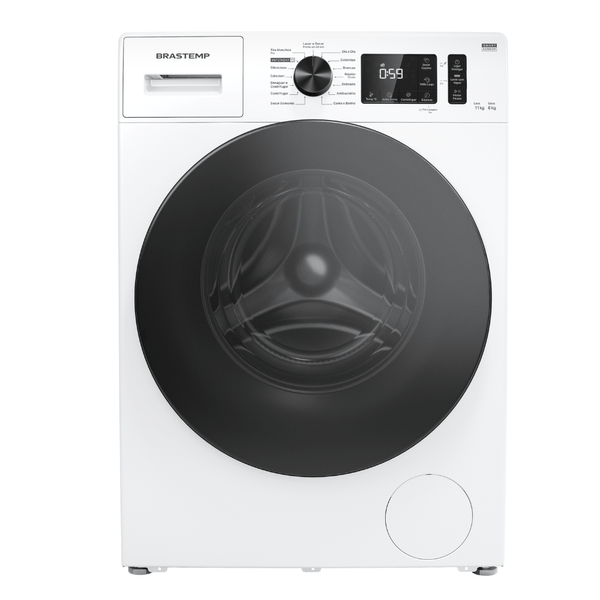 Lava e Seca Brastemp Branca 11Kg/6Kg - BNO11AB 110V