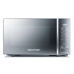 Micro-ondas Brastemp 20 Litros, Auto Clean, Inox - BMS20AR 110V