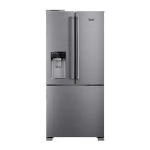 BRH86MR - Geladeira Brastemp Gourmand Frost Free French Door Inox com Água e Gelo na Porta - BRH86MR 220V