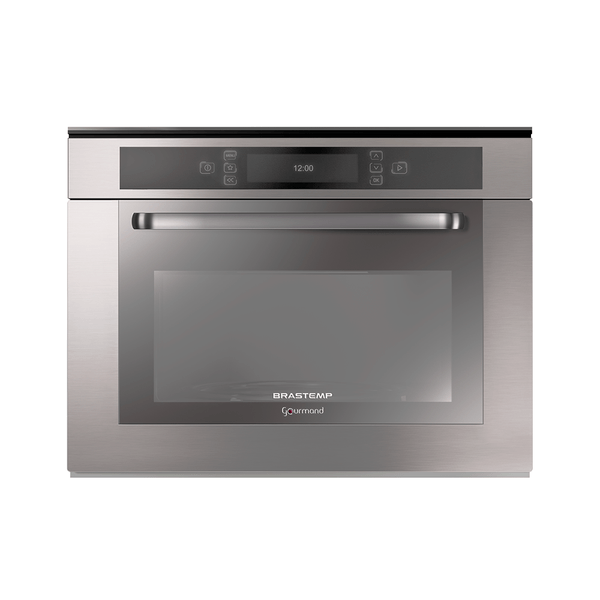 Micro-ondas de Embutir Brastemp 40 Litros, Com Grill, Inox - BMO40AR 220V
