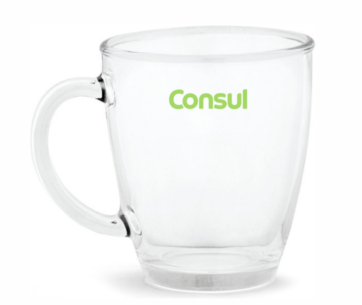 Caneca de Vidro 390ml Consul - 326026637 326026637