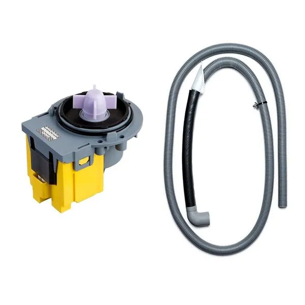 Kit Eletrobomba Universal 110V e Mangueira de Drenagem 2m 35 mm para Máquina de Lavar - CJ-W10849469_2 CJ-W10849469_2