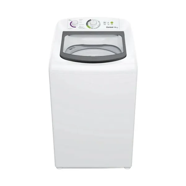 Máquina de Lavar Consul 9Kg Branca com Dosagem Econômica e Ciclo Edredom - CWB09BB 110V