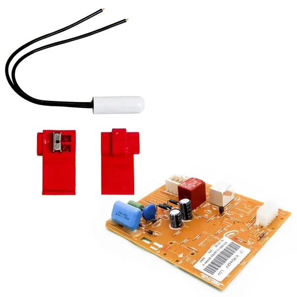 Kit Controle Eletrônico 110V e Kit Sensor de Temperatura 25mm 2,7 ohms para Geladeira - CJ-W10531315_3 CJ-W10531315_3
