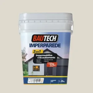 Tinta Acrílica Fosco Imperparede 20Kg Bautech Tinta Acrílica Fosco Imperparede Gelo 20Kg Bautech