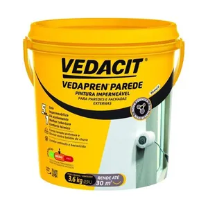 Tinta Acrílica Impermeável Vedapren Parede Branco 3,6L Vedacit