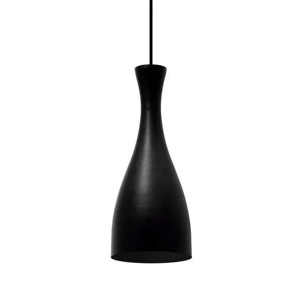 Lustre Pendente Taschibra Td 1003 E27 Bivolt Preto Fosco