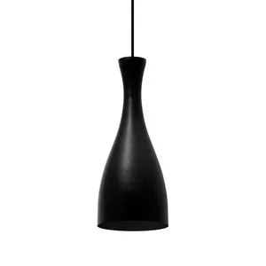 Lustre Pendente Taschibra Td 1003 E27 Bivolt Preto Fosco