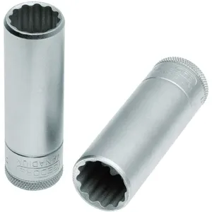 Soquete estriado longo com encaixe de 1/2" 13/16" D19L 015758 - GEDORE