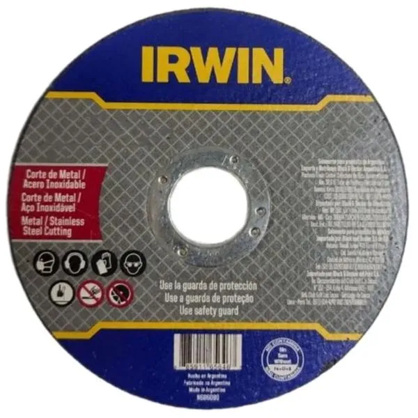Disco de Corte Fino Metal Inox 7'x1,6mmx7/8 - IW401701 - IRWIN