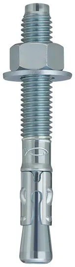Chumbador PBA com Porca e Arruela Fischer Chumbador PBA com Porca e Arruela 3/8"x75mm com 50 Peças