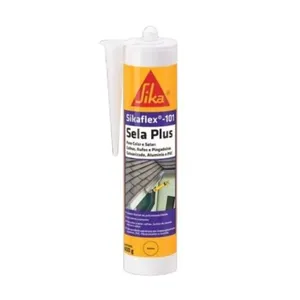 Selante Flexível Sela Plus Sikaflex 101 250ml Sika Selante Flexível Sela Plus Sikaflex 101 Cinza 250ml Sika