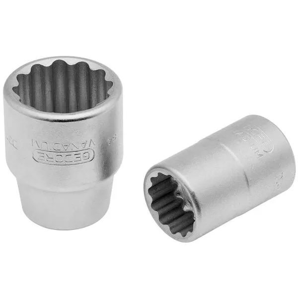 Soquete estriado com encaixe de 3/4" x 36 mm - GEDORE