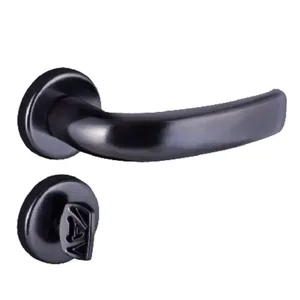 Fechadura Galaxy Para Banheiro Preto Fosco - 82529 - Aliança - Wc 4183 Preto Fosco - 82529 - Aliança