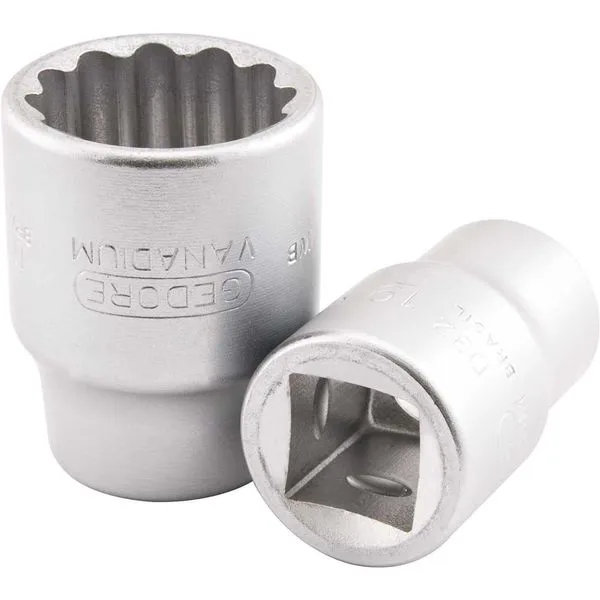 Soquete estriado com encaixe de 3/4" x 1.5/16" - GEDORE