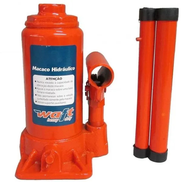 Macaco Hidráulico Tipo Garrafa 16 Toneladas - 6523 - Waft Macaco Hidráulico Tipo Garrafa 16 Toneladas - 6527 - Waft