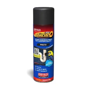 Spray Impermeabilizante Vedatudo 400ml Dryko SPRAY IMPER VEDATUDO PT 400ML LAJES E TELHADOS