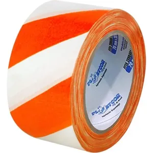 Fita Zebrada Laranja-branca 200mts Plastcor Fita Zebrada Laranja E Branca 200 Metros - - Plastcor