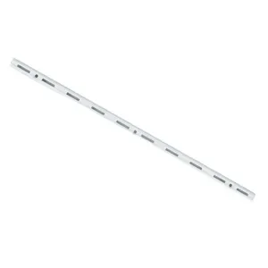 Trilho para Prateleira Simples Encaixe Fico Trilho para Prateleira Simples Encaixe 200cm Branco
