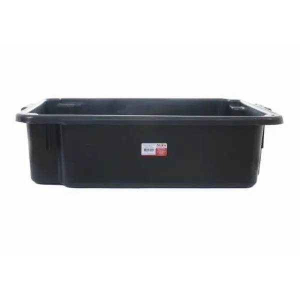 Caixa para Massa 200000000533 40L em PVC para Transporte e Armazenamento Preto Nova Tintas Caixa para Massa 200000000533 40L em PVC Resistente Preto Nova Tintas