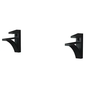 Par De Suporte Para Prateleira Belle Preto - Belle-pr - Multivisão