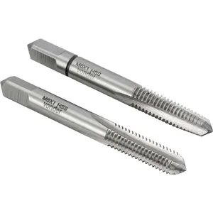 Macho Manual Aço Rápido MA 6x1,0mm DIN 352 com 2 Peças - VONDER