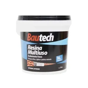 Resina Acrílica Multiuso 3,6L Bautech Resina Acrílica Multiuso Fosco Incolor 3,6L Bautech