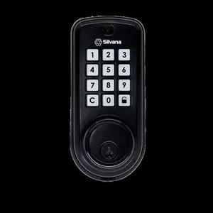 Fechadura Digital Embutir SDD115 Preto - Silvana