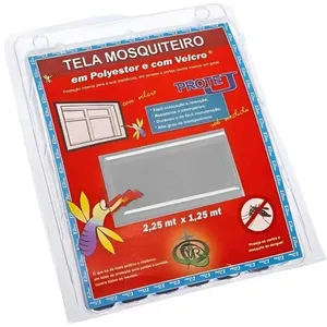 Tela Mosquiteiro Cinza Com Velcro 1,25 X 2,25 Metros - 401-prot.g - Victoria Reggia