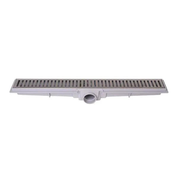 Ralo Linear 5x100cm Com Grelha Inox - 1444 - Estrela