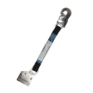Trava Quedas para Cordas 12mm Life 6008 com Mosquetão em Aço e Extensor em Fita Life Cintos Trava Quedas para Cordas 12mm Life 6008 com Mosquetão em Aço Life Cintos