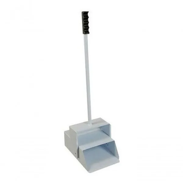 Pá Coletora Automática Catabituca Metal Branca F1 com Sistema de Tampa Articulada em Aço Carbono 1020 Branco Higipack Pá Coletora Automática Catabituca Metal Branca F1 em Aço Carbono 1020 com Tampa Articulada Branco