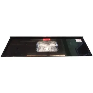 Pia de Granito Plus Preto São Gabriel 1,80 Metro - LA PIA PLUS GRANITO 1,80M PRETO SAO GABRIEL