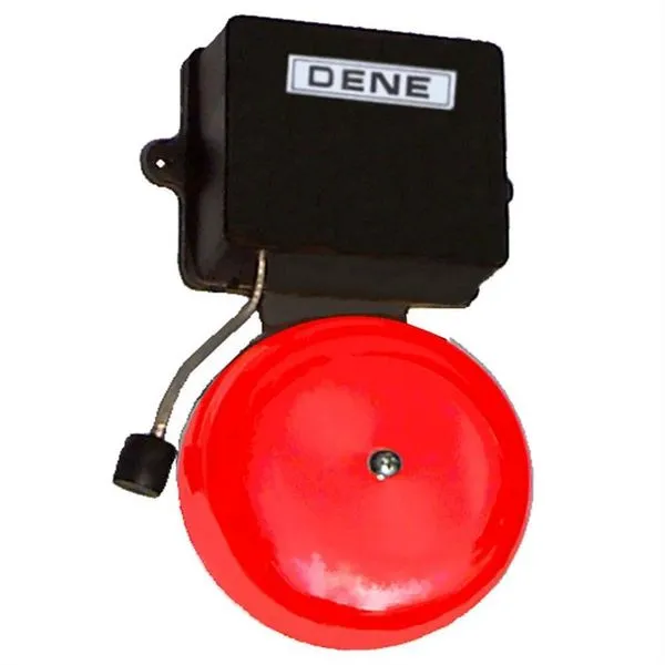 Campainha de Alarme Com Tímpano de 4" Vermelho 110 Volts - CA05.1 - DANVAL
